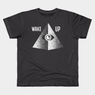 Pyramid Eye Wake up Kids T-Shirt